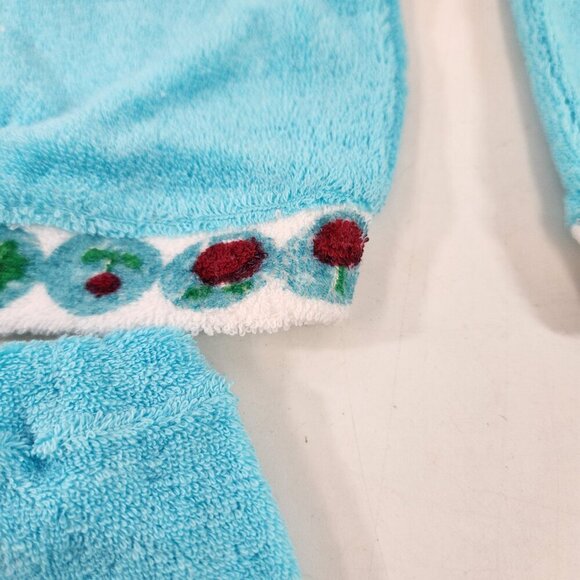 Vintage Turquoise Blue Baby Outfits x 2 Handmade BRAND NEW - Picture 3 of 9